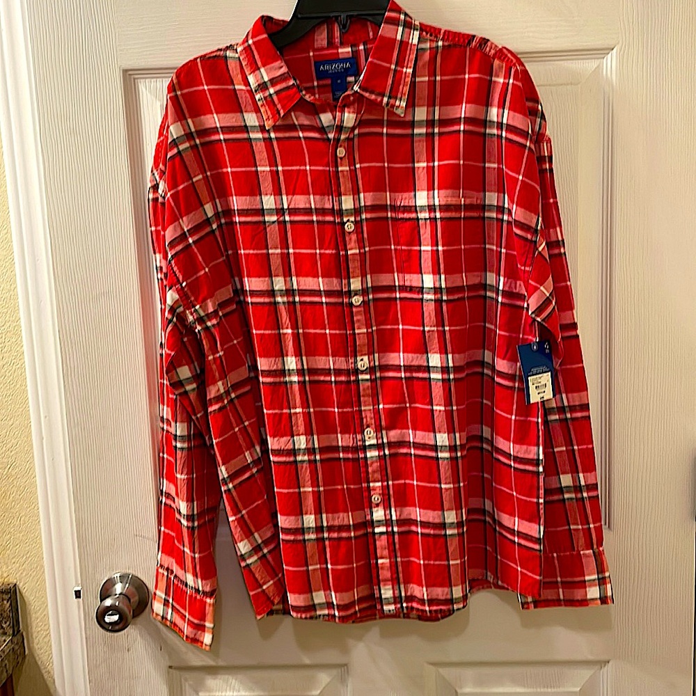 Arizona Red Button Down